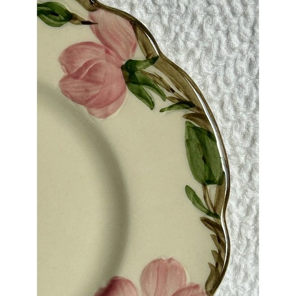 Vintage Franciscan Desert Rose Half Moon 2 Bread/dessert Plates 1949-1953 Unused - Picture 5 of 12